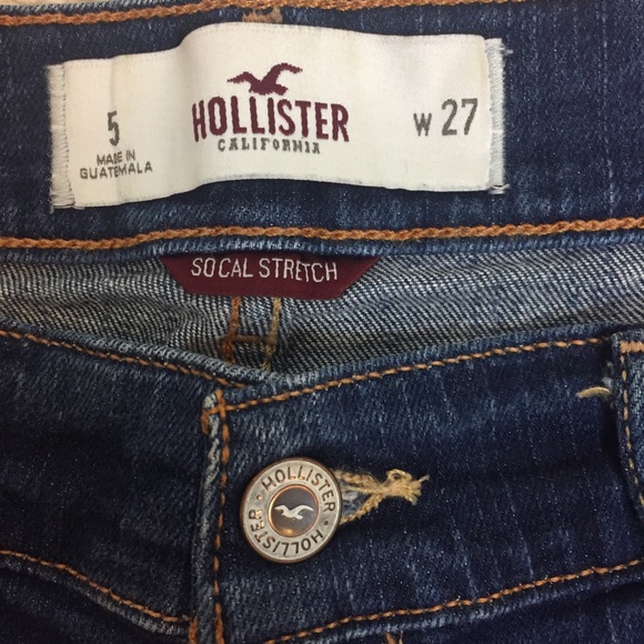 Hollister Social stretch denim shorts - Size 5 - Picture 5 of 6